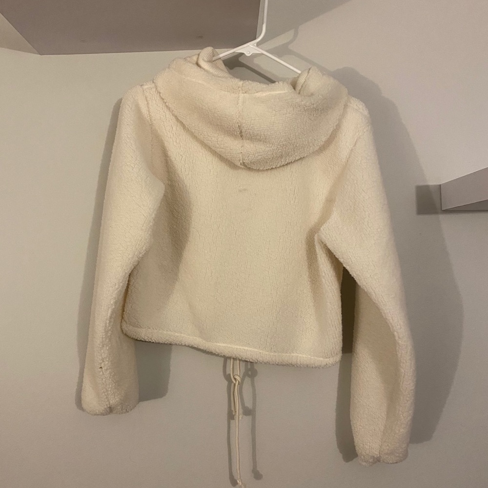 Fuzzy Crop Sweater - Picture 2 of 5